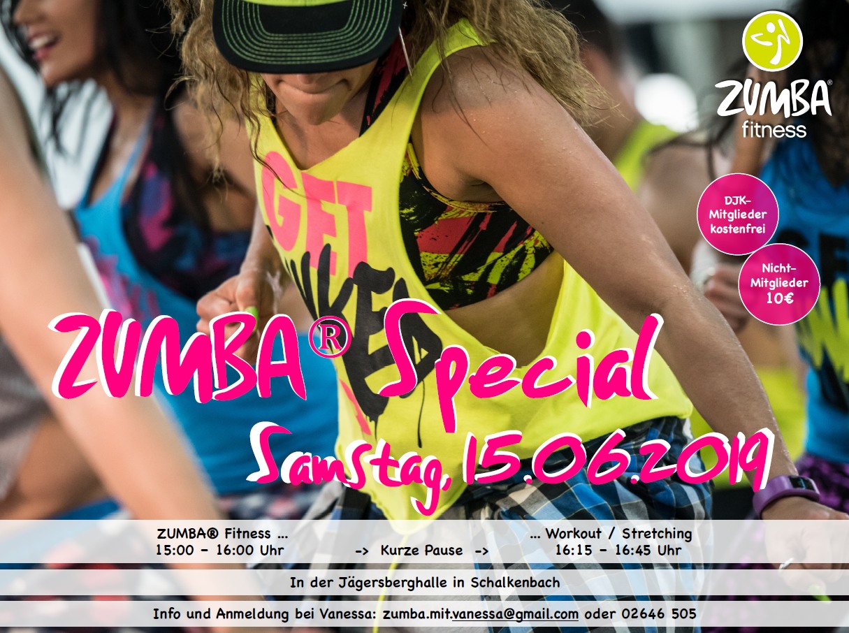 Zumba®Special der DJK am 15. Juni DJK Königsfeld